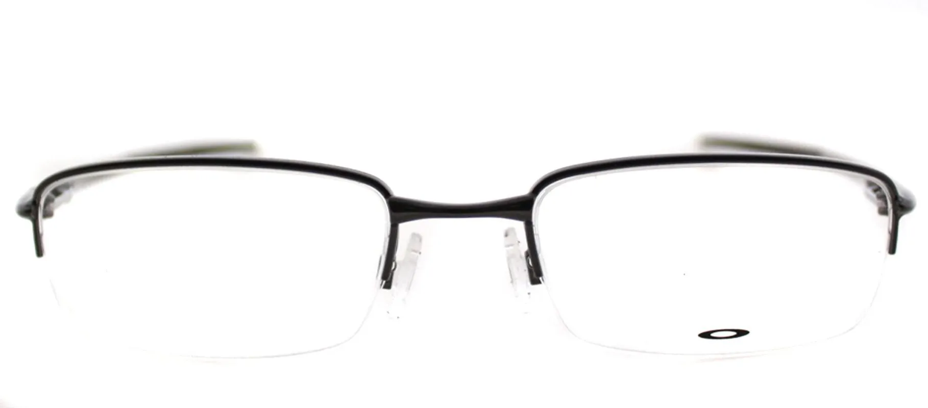 Oakley Rhinochaser OX 3111 01 Semi-Rimless Metal Grey Eyeglasses with Demo Lens made by Oakley