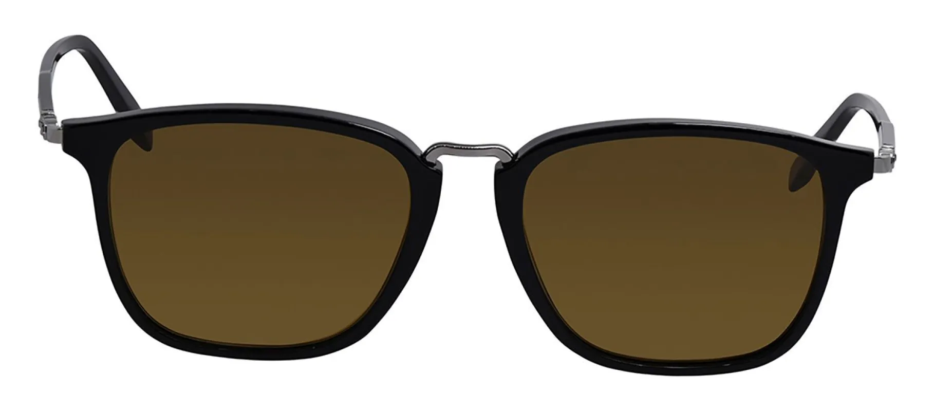 Salvatore Ferragamo SF 910S 001 Square Plastic Black Sunglasses with Brown Lens made by Salvatore Ferragamo