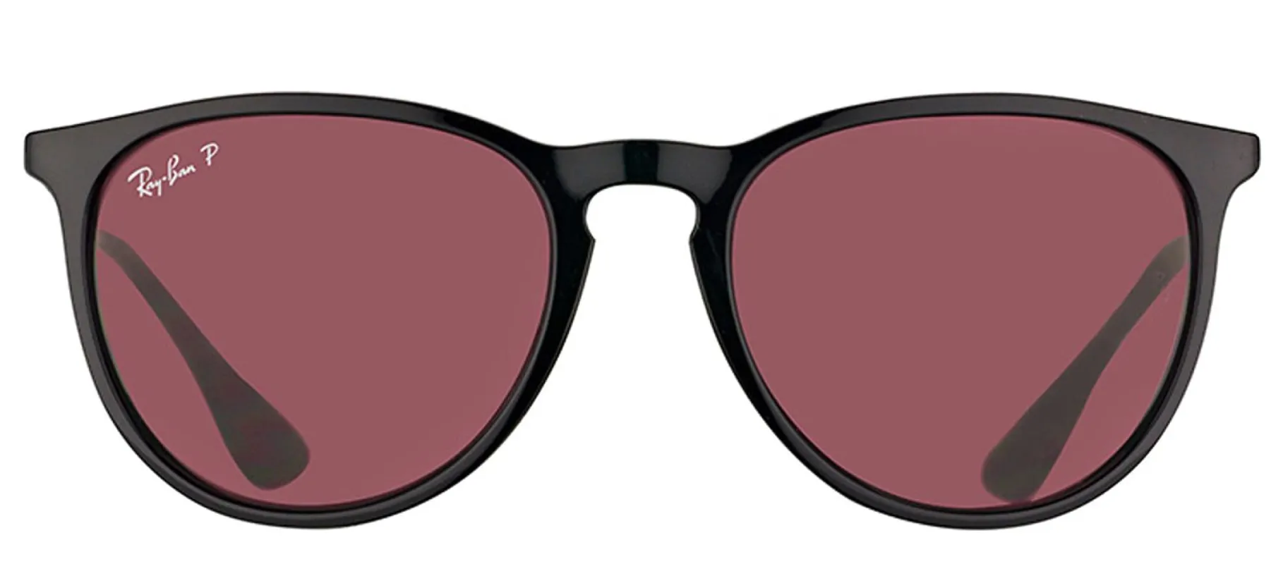 Ray-Ban RB 4171 601/5Q Oval Plastic Black Sunglasses with Purple Polarized Lens sold by Gaffos