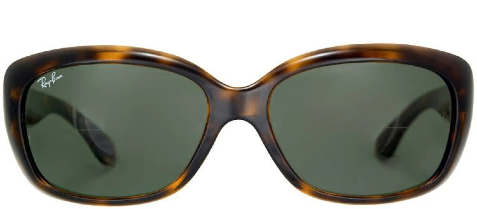 Ray-Ban RB 4101 710 Rectangle Plastic Tortoise/ Havana Sunglasses with Green Lens sold by Gaffos