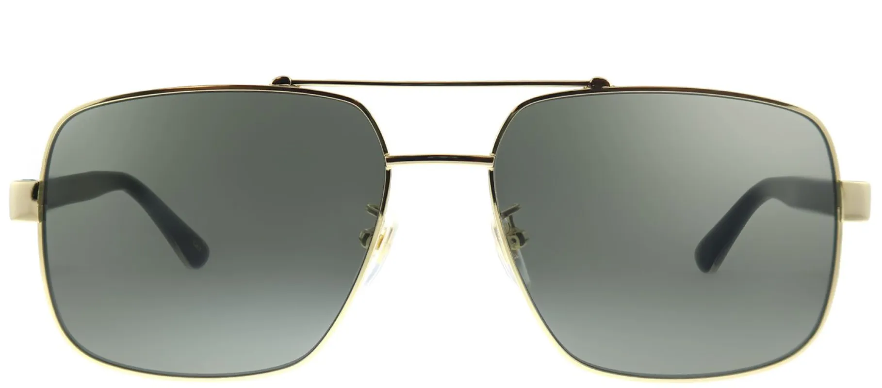 Gucci GG 0529S 001 Aviator Metal Gold Sunglasses with Grey Lens sold by Gaffos