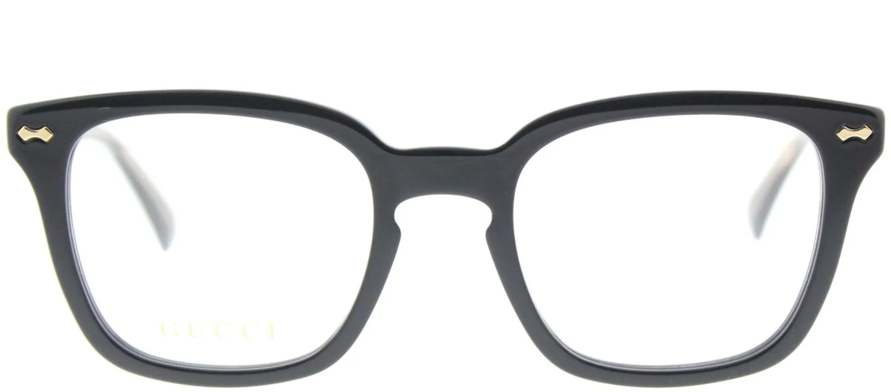 Gucci GG 0184O 001 Square Acetate Black Eyeglasses with Demo Lens sold by Gaffos