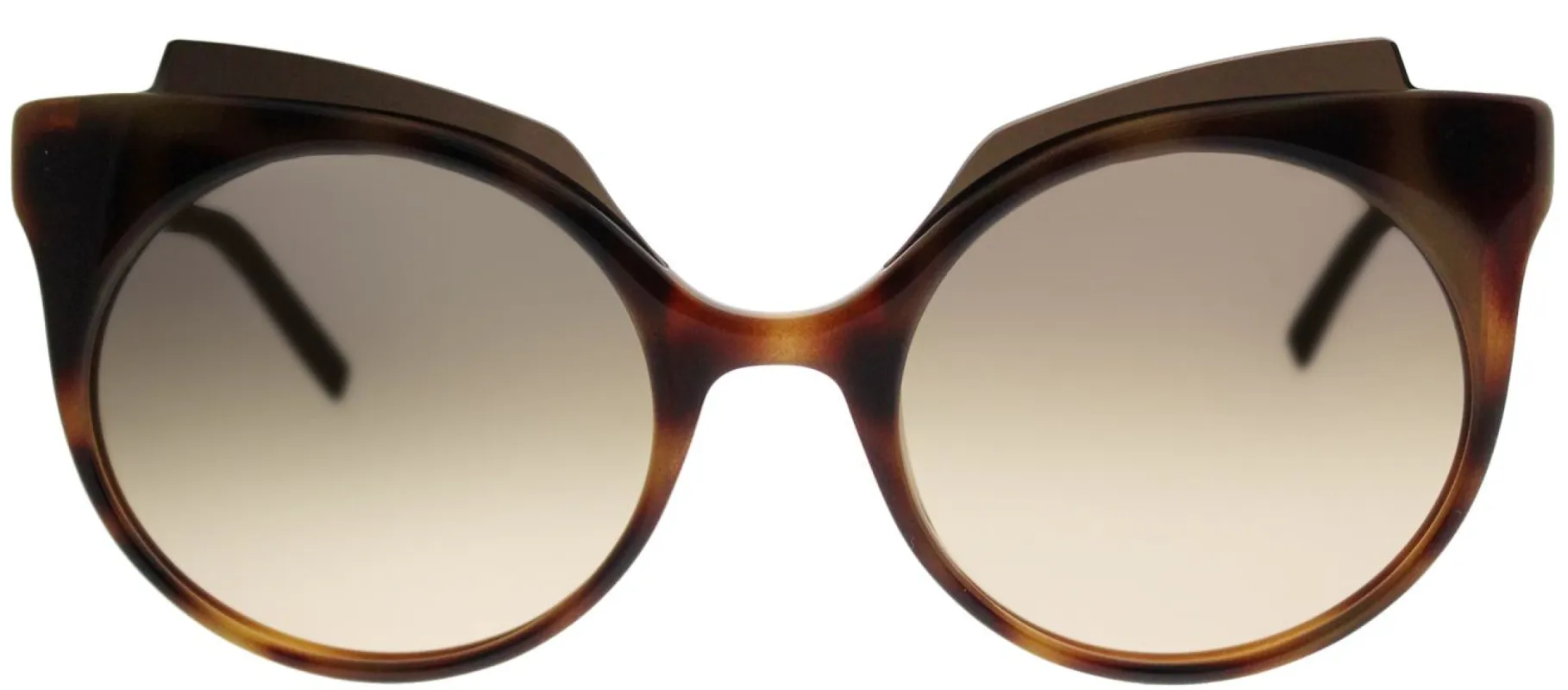 Marc Jacobs MARC 105 N36 GG Cat-Eye Plastic Tortoise/ Havana Sunglasses with Brown Gold Mirror Lens sold by Gaffos