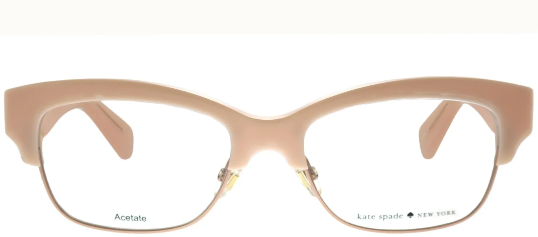 Kate Spade KS Shantal QPF Square Plastic Pink Eyeglasses with Demo Lens sold by Gaffos