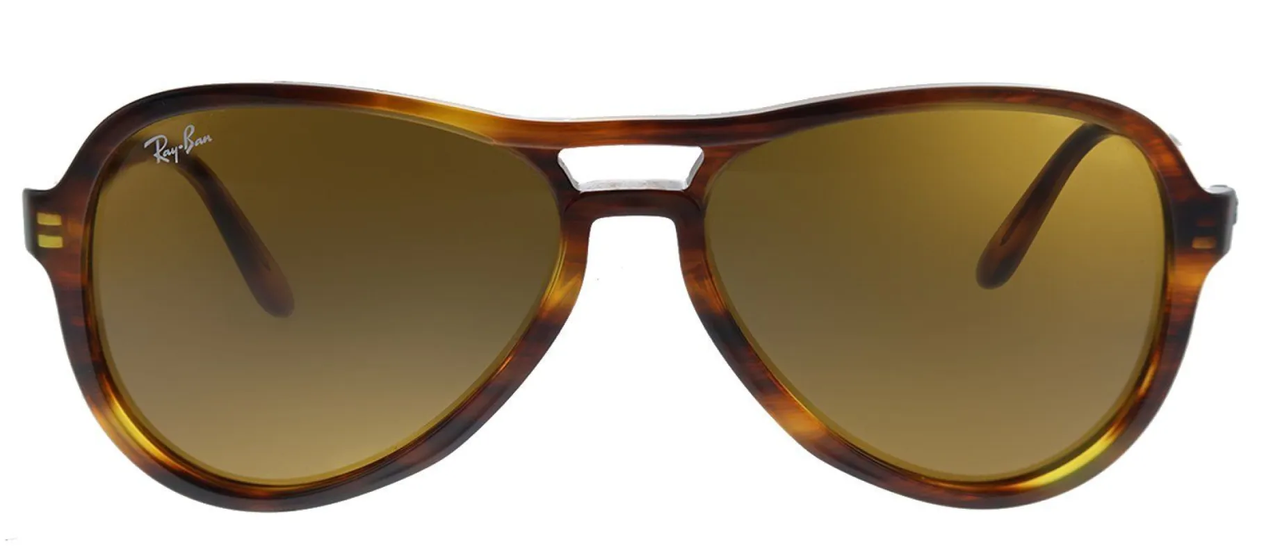 Ray-Ban Vagabond RB 4355 954/33 Aviator Plastic Striped Havana Sunglasses with Brown Lens sold by Gaffos