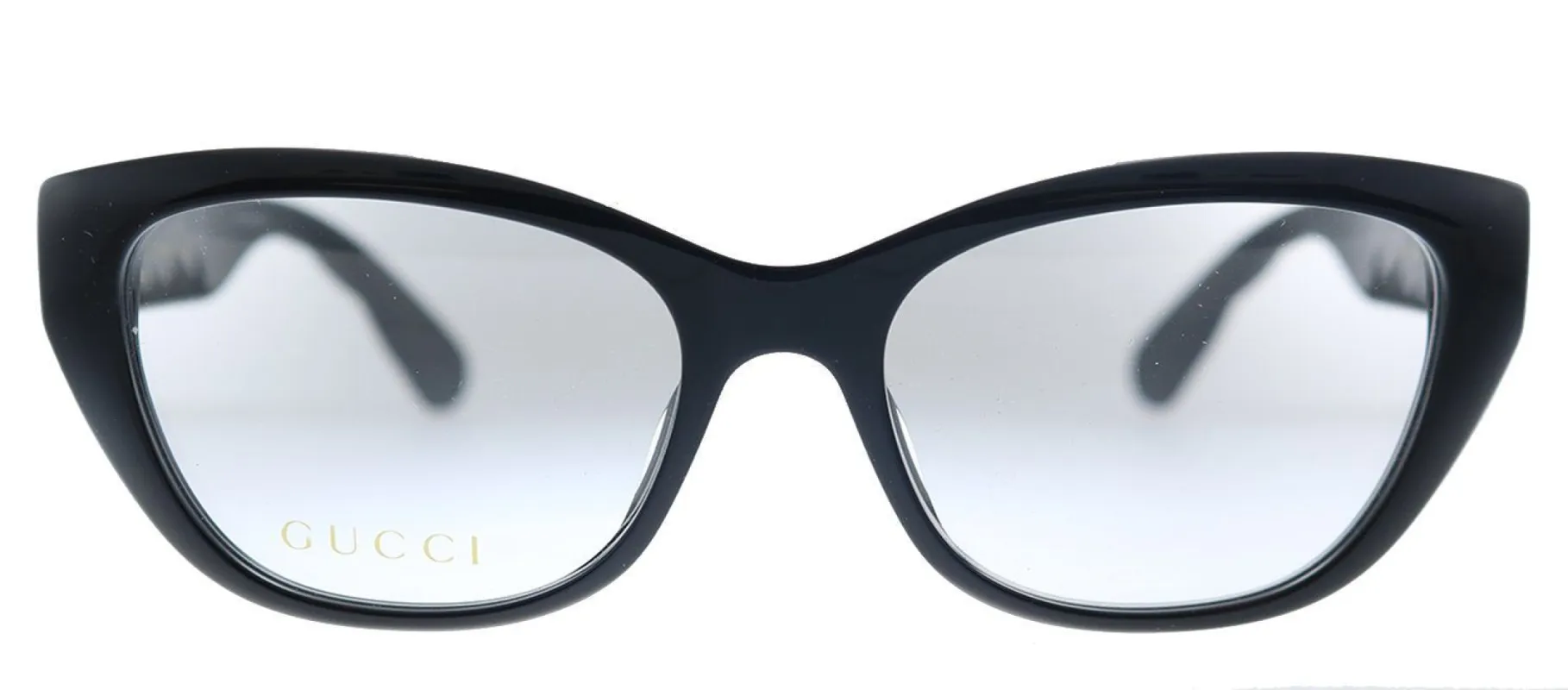 Gucci GG 0813O 001 Cat-Eye Acetate Black Eyeglasses with Demo Lens sold by Gaffos