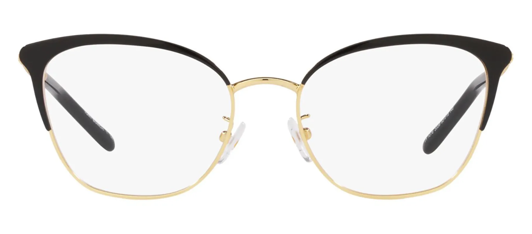 Tory Burch TY 1076 3339 Cat-Eye Metal Gold Eyeglasses with Logo Stamped Demo Lenses sold by Gaffos