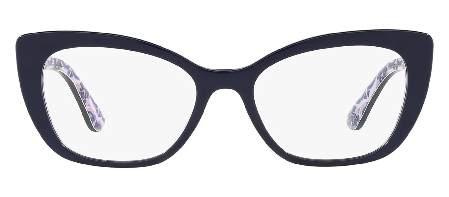 Dolce & Gabbana DG 3360 3414 Cat-Eye Plastic Blue Eyeglasses with Logo Stamped Demo Lenses sold by Gaffos