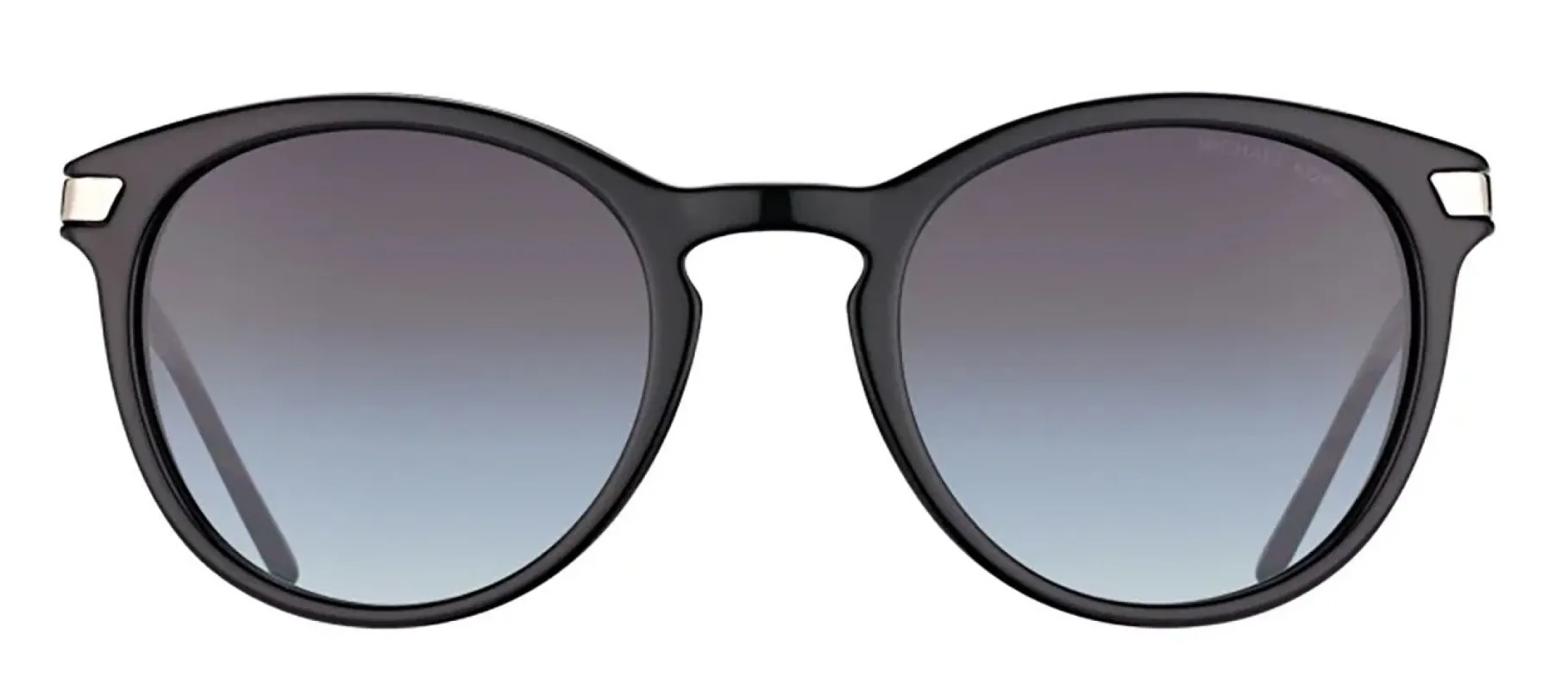 Michael Kors ADRIANNA III MK 2023 316311 Round Plastic Black Sunglasses with Light Gray Gradient Lens sold by Gaffos