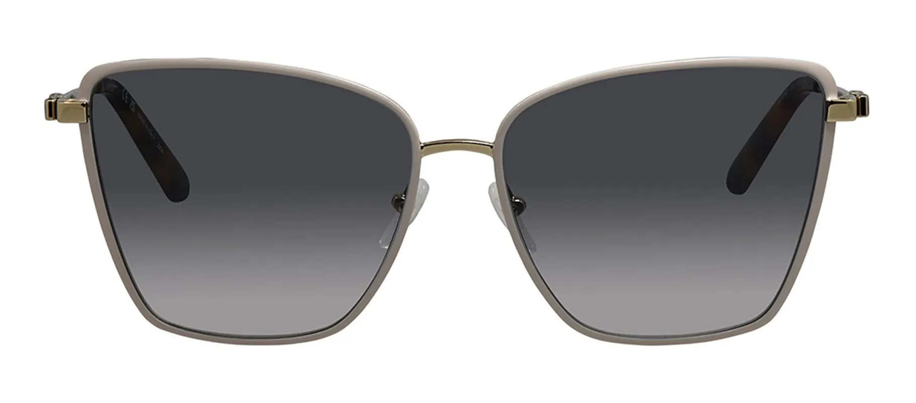 Salvatore Ferragamo SF 279S 721 Rectangle Metal Gold Ivory Sunglasses with Blue Gradient Lens sold by Gaffos