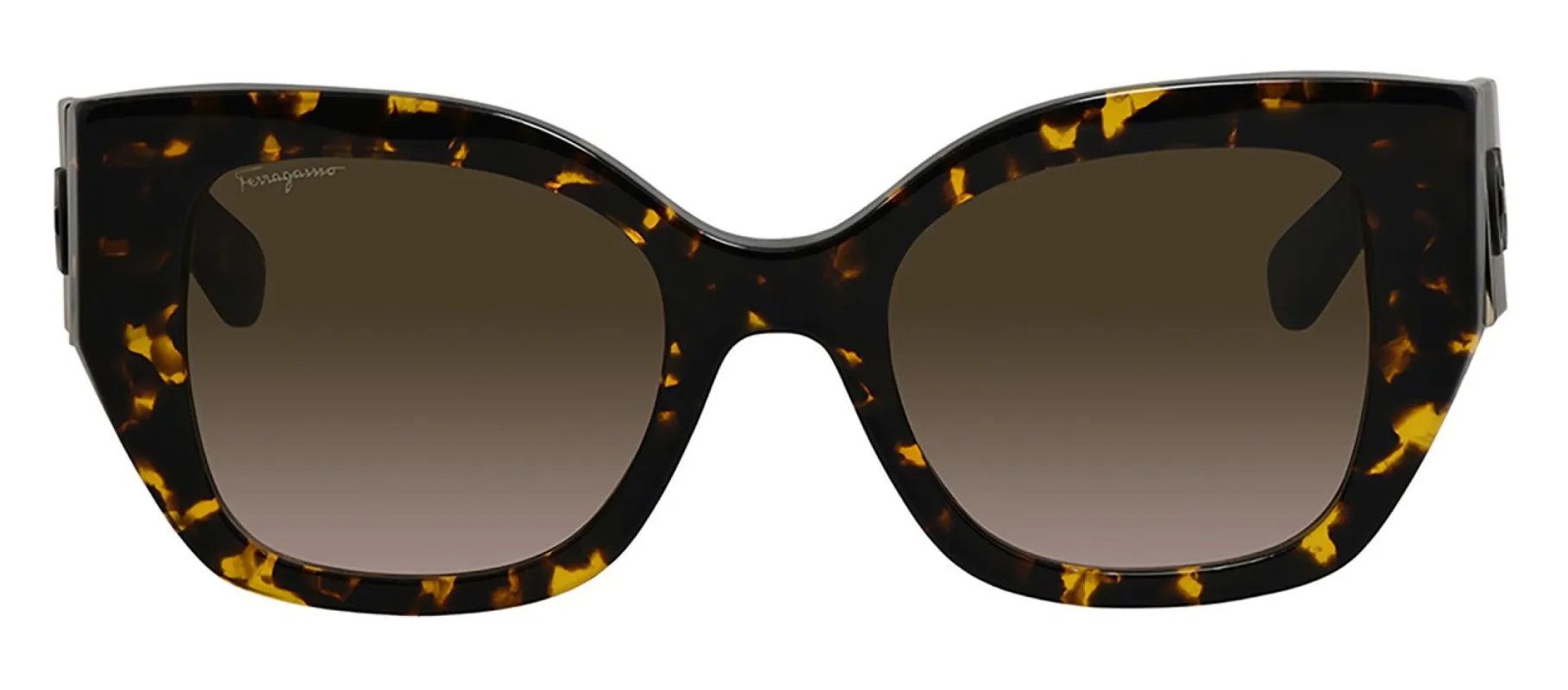 Salvatore Ferragamo SF 1045S 281 Square Plastic Vintage Tortoise Sunglasses with Brown Gradient Lens sold by Gaffos