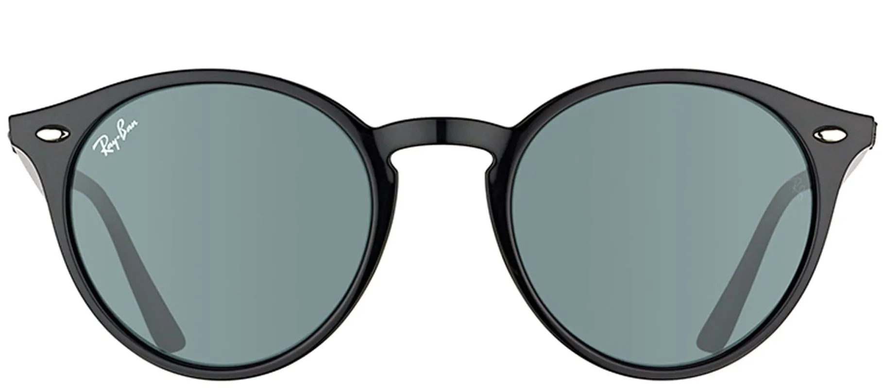 Ray-Ban RB 2180 601/71 Round Plastic Black Sunglasses with Green Lens sold by Gaffos