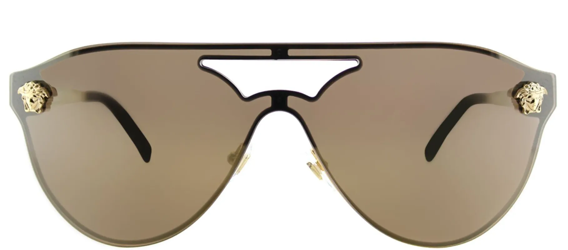 Versace VE 2161 1002F9 Aviator Metal Gold Sunglasses with Gold Mirror Lens sold by Gaffos