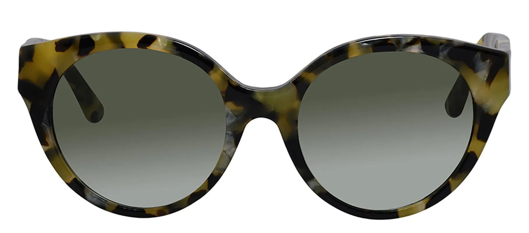 Tory Burch TY 7087 16128E Cat Eye Plastic Dark Havana Sunglasses with Green Gradient Lens sold by Gaffos