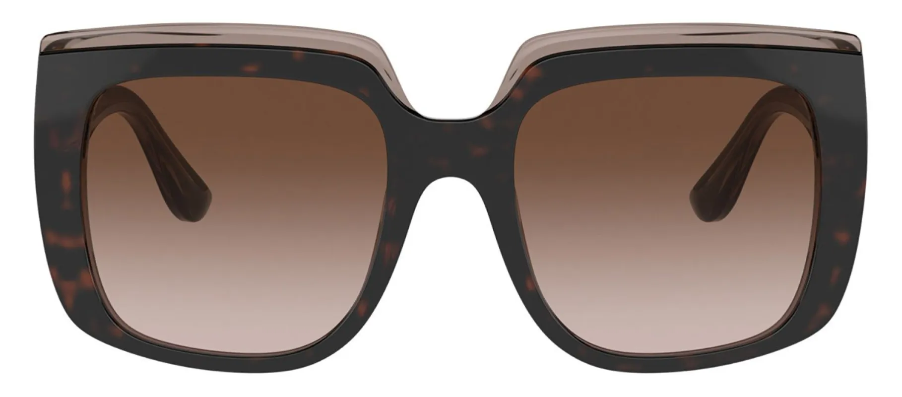 Dolce & Gabbana DG 4414F 502/13 Square Plastic Havana Sunglasses with Brown Gradient Lens sold by Gaffos