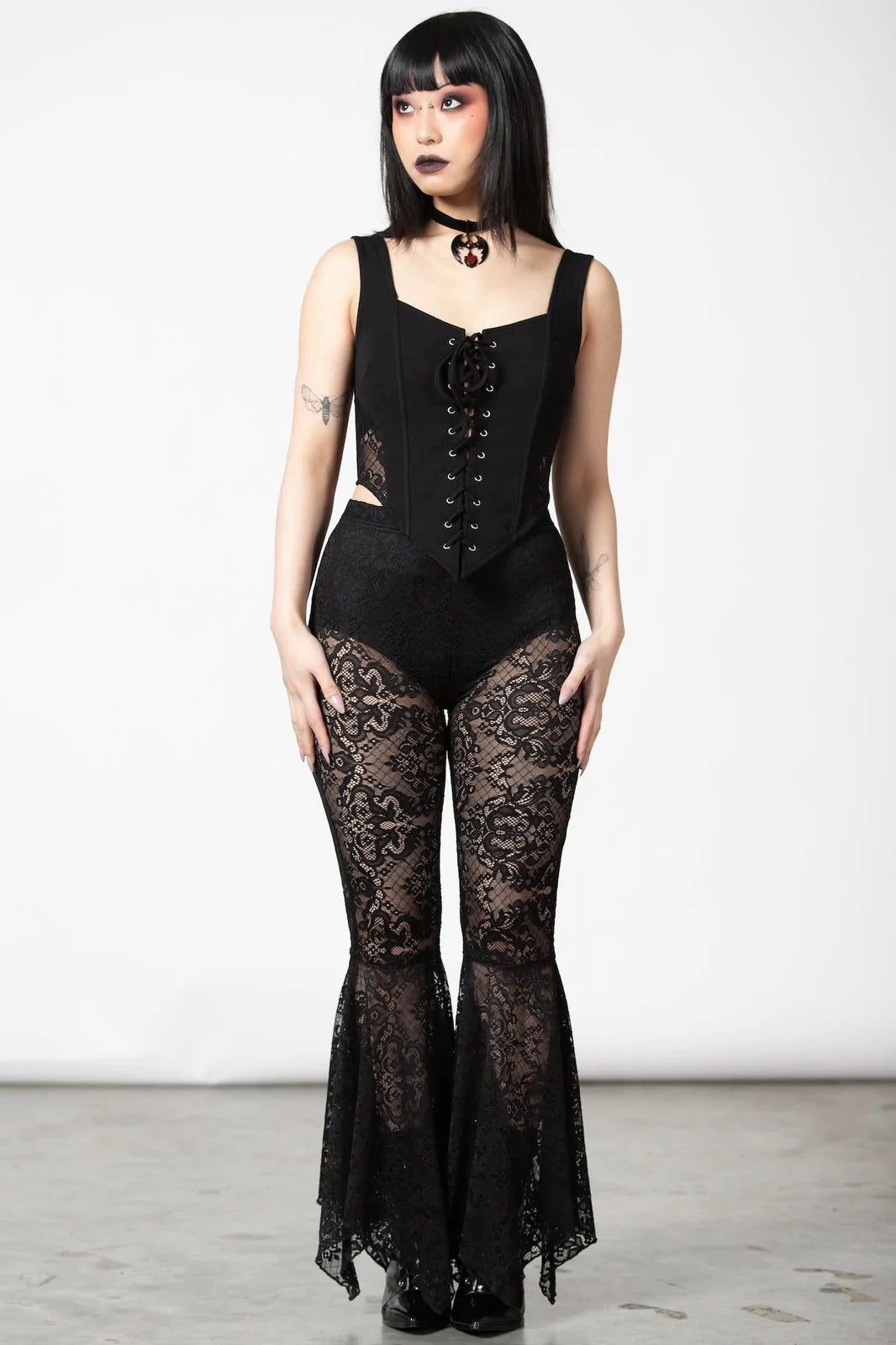 Spectral Lure Bell Bottoms sold by Vampire Freaks product image thumbnail 2