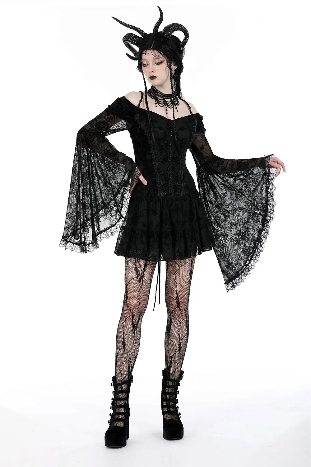 Summertime Sadness Lace Dress sold by Vampire Freaks product image thumbnail 3
