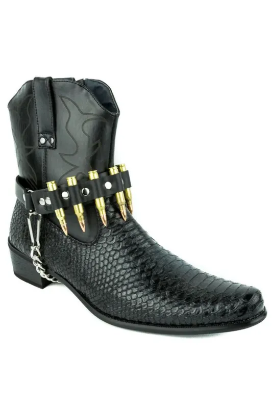 Bullet Boot Strap [COPPER BULLETS] sold by Vampire Freaks