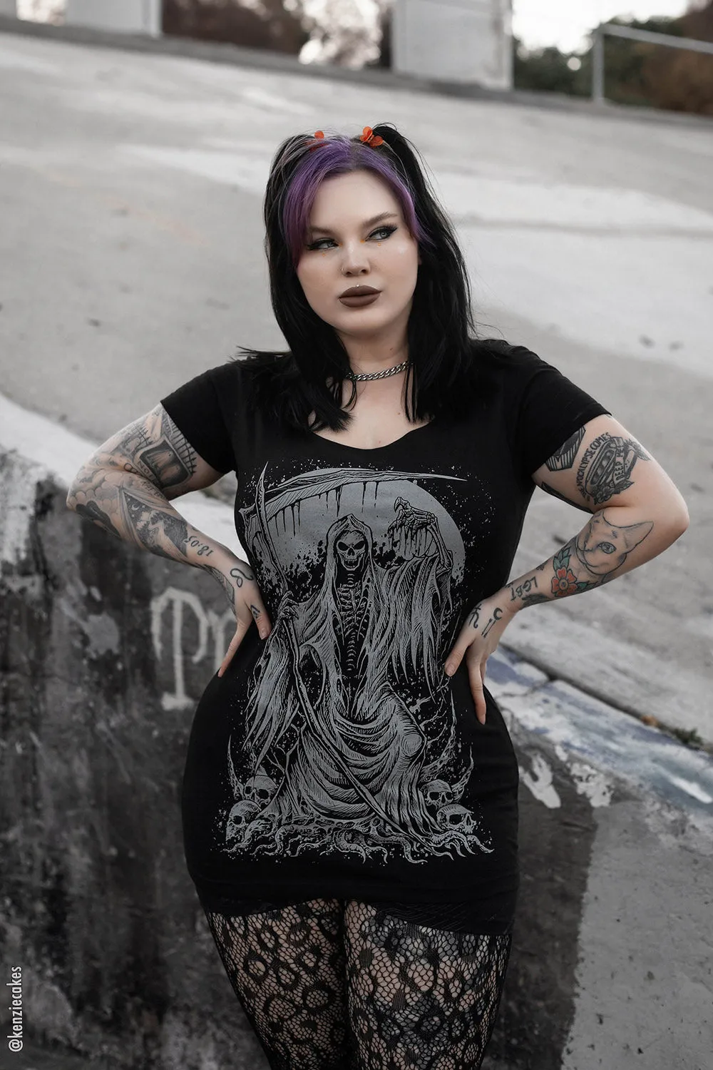 Harbinger of Death T-shirt sold by Vampire Freaks product image thumbnail 2