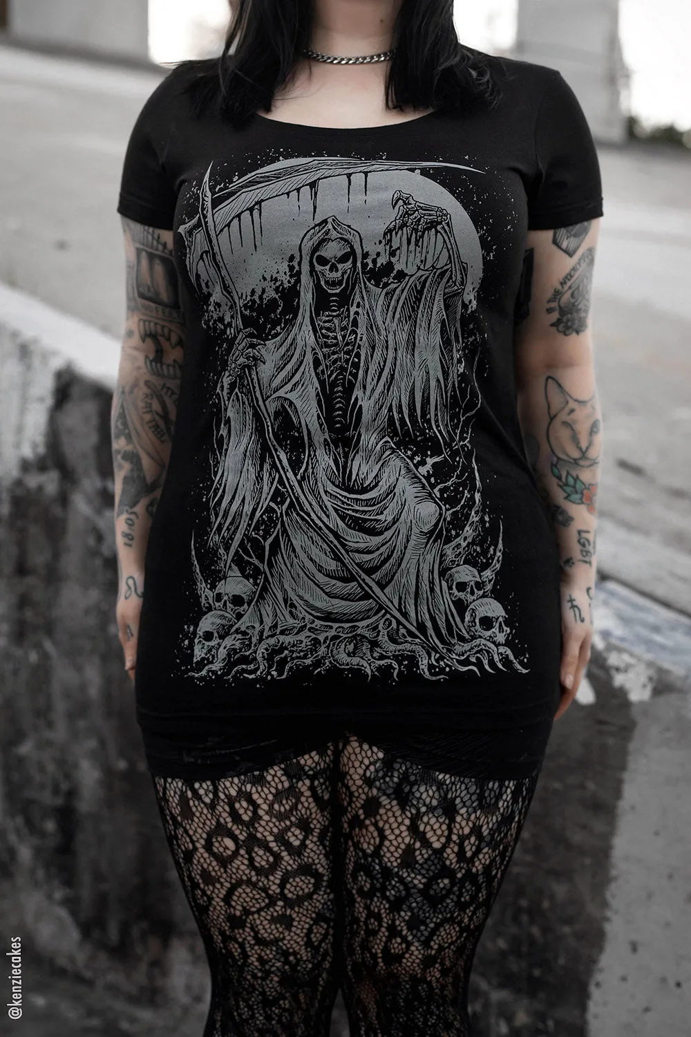 Harbinger of Death T-shirt sold by Vampire Freaks
