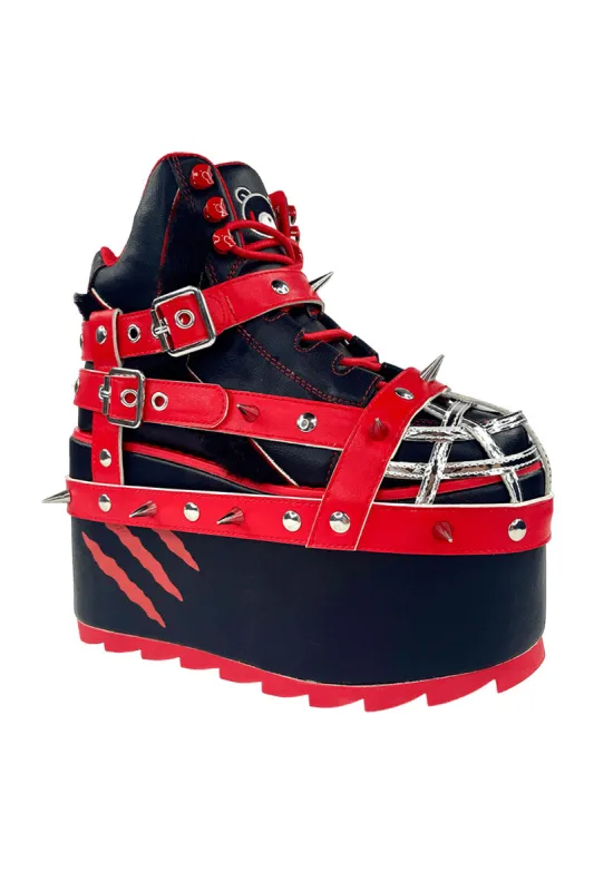 Qozmo BNDG Gloomy Bear Platforms [BLACK] sold by Vampire Freaks