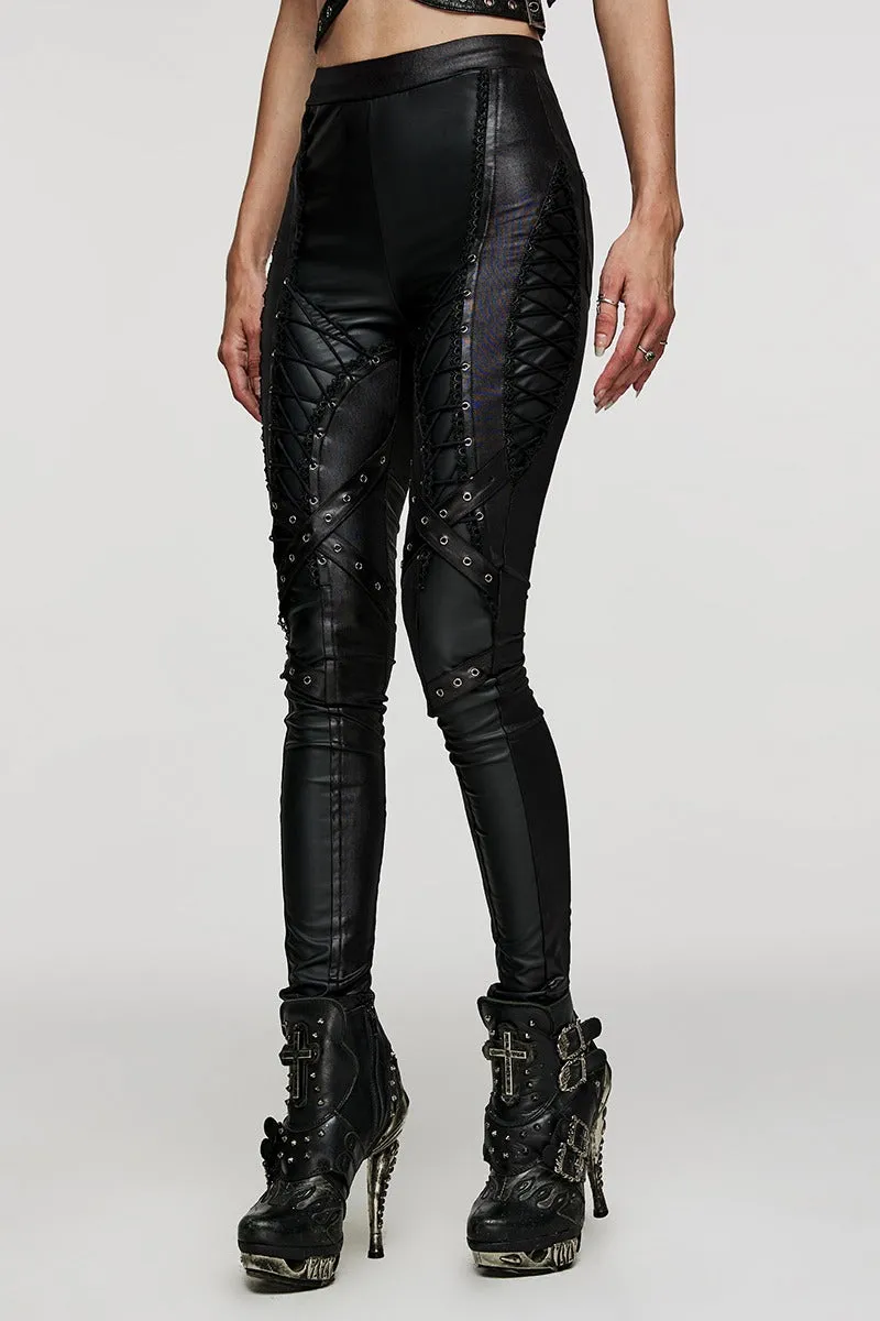 Something Wicked High Waisted Leggings sold by Vampire Freaks product image thumbnail 3