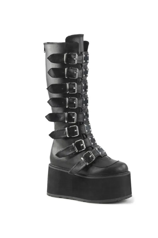 Queen of the DAMNED-318 Boots [Black Vegan Leather] sold by Vampire Freaks