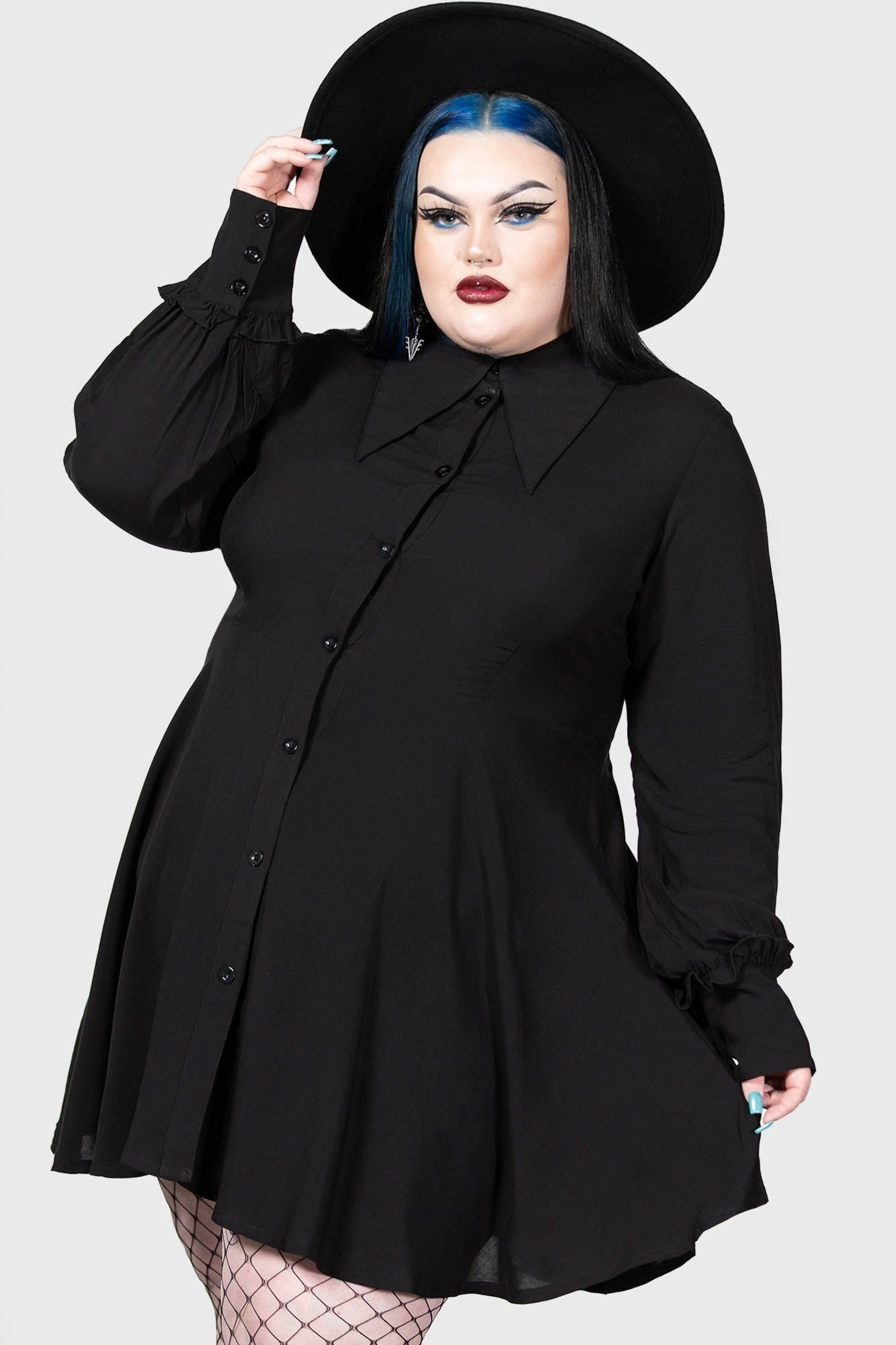 Kimaris Long Sleeve Dress sold by Vampire Freaks product image thumbnail 5