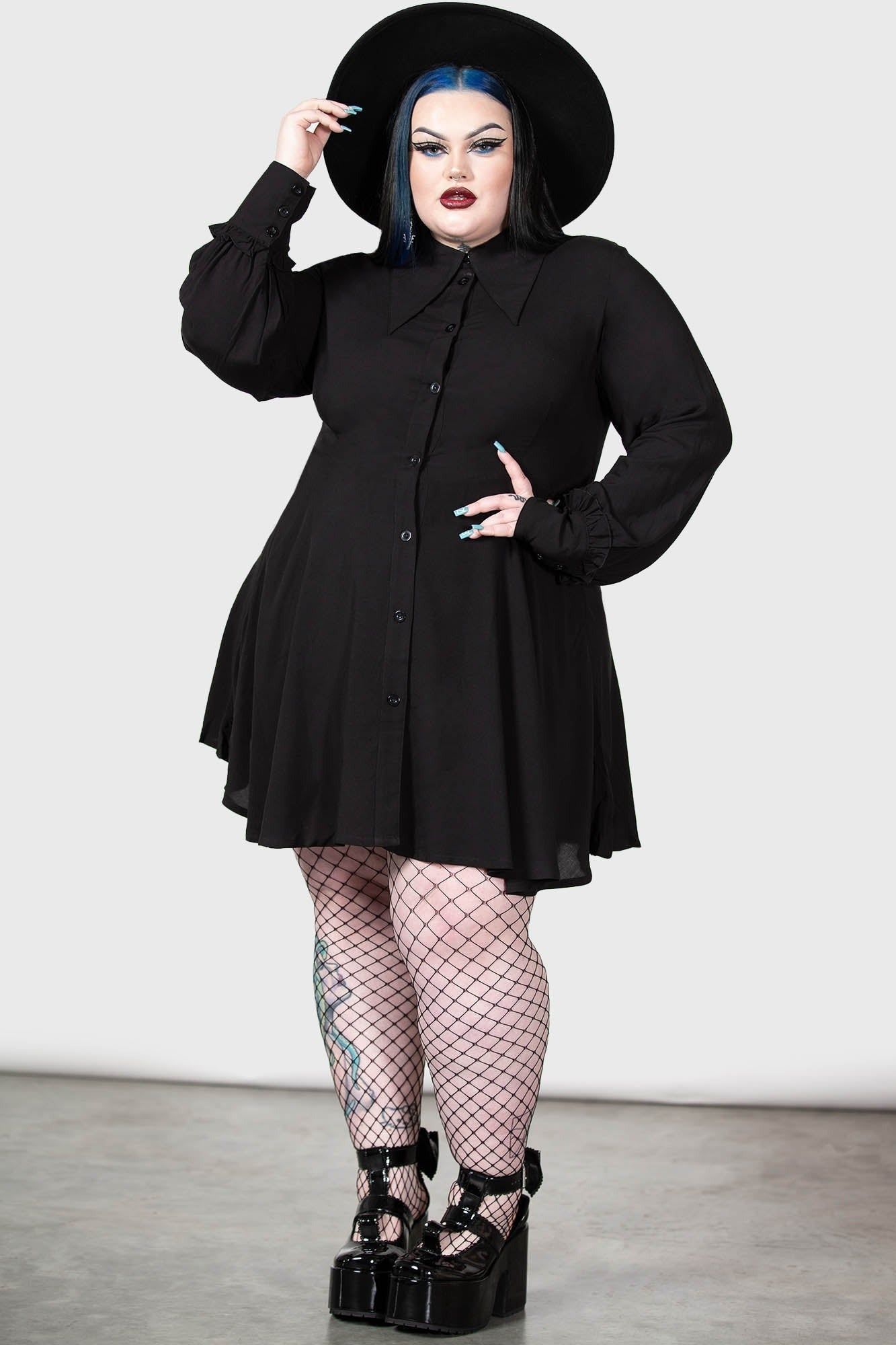 Kimaris Long Sleeve Dress sold by Vampire Freaks product image thumbnail 6