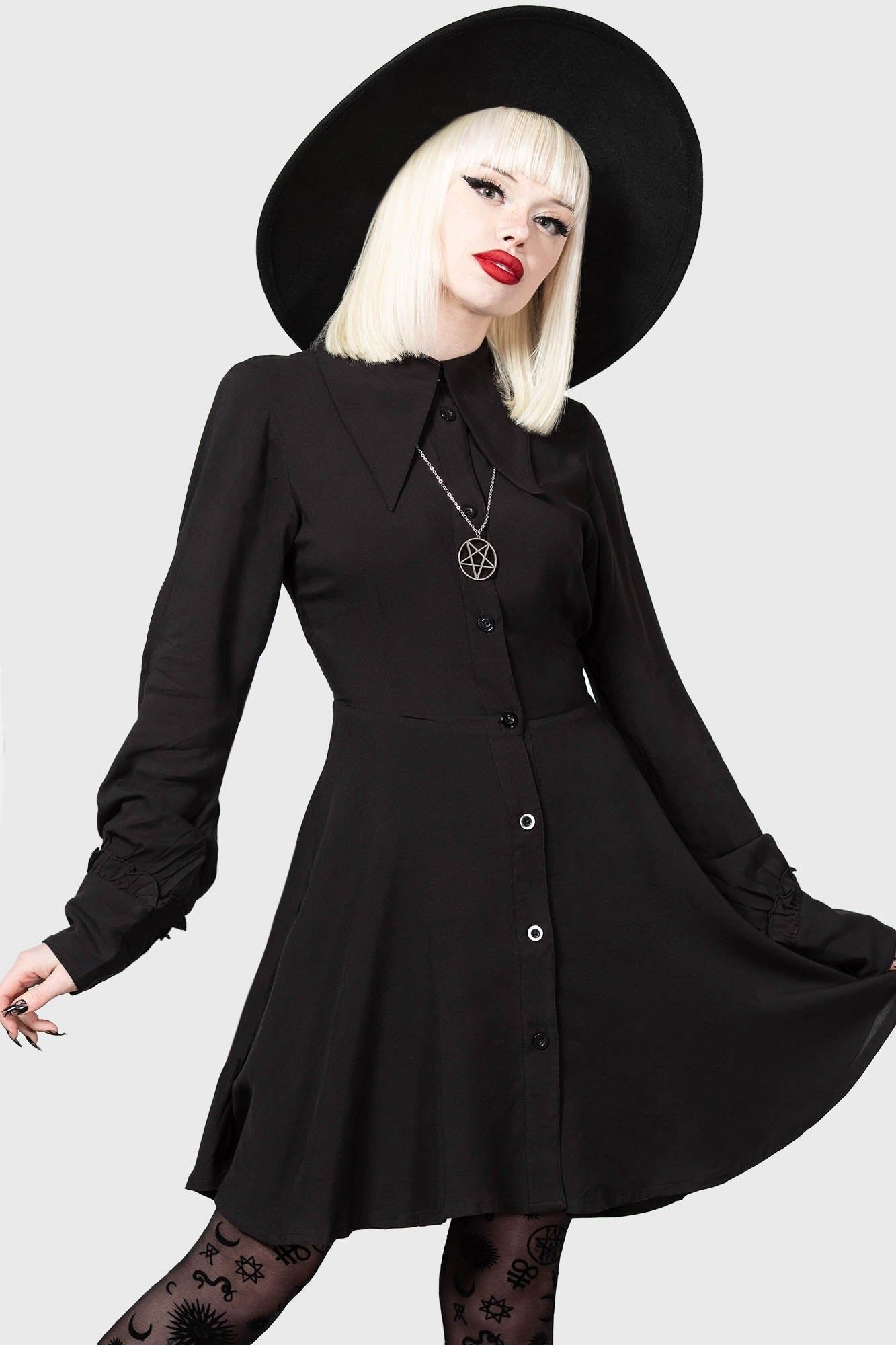 Kimaris Long Sleeve Dress sold by Vampire Freaks
