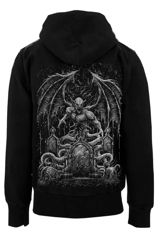 Cemetery Spawn Hoodie [METALLIC SILVER] sold by Vampire Freaks