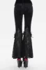 Draculette High Waisted Flares [BLACK] sold by Vampire Freaks