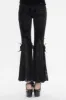 Draculette High Waisted Flares [BLACK] sold by Vampire Freaks