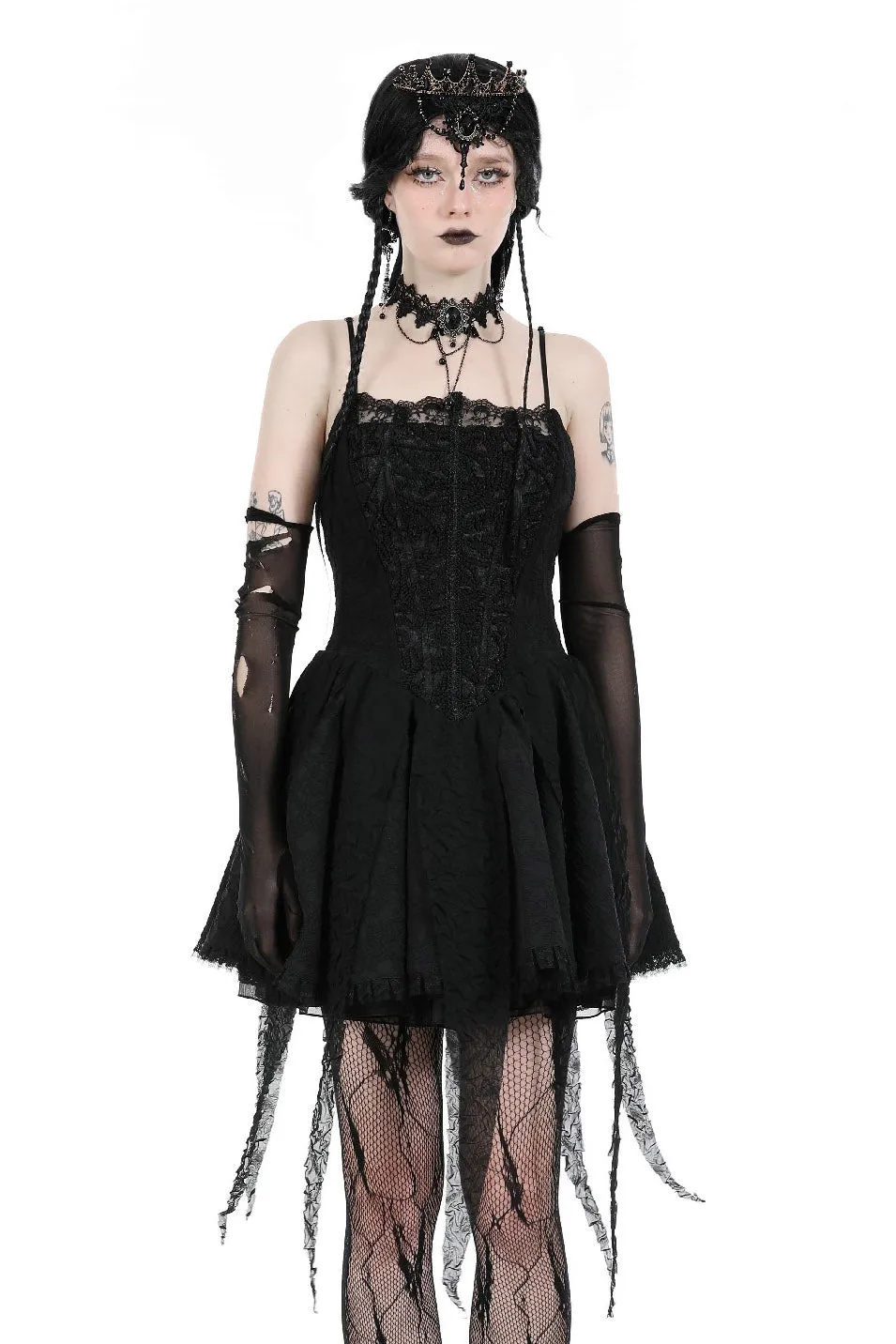 Grimm Witch Mini Dress sold by Vampire Freaks product image thumbnail 3