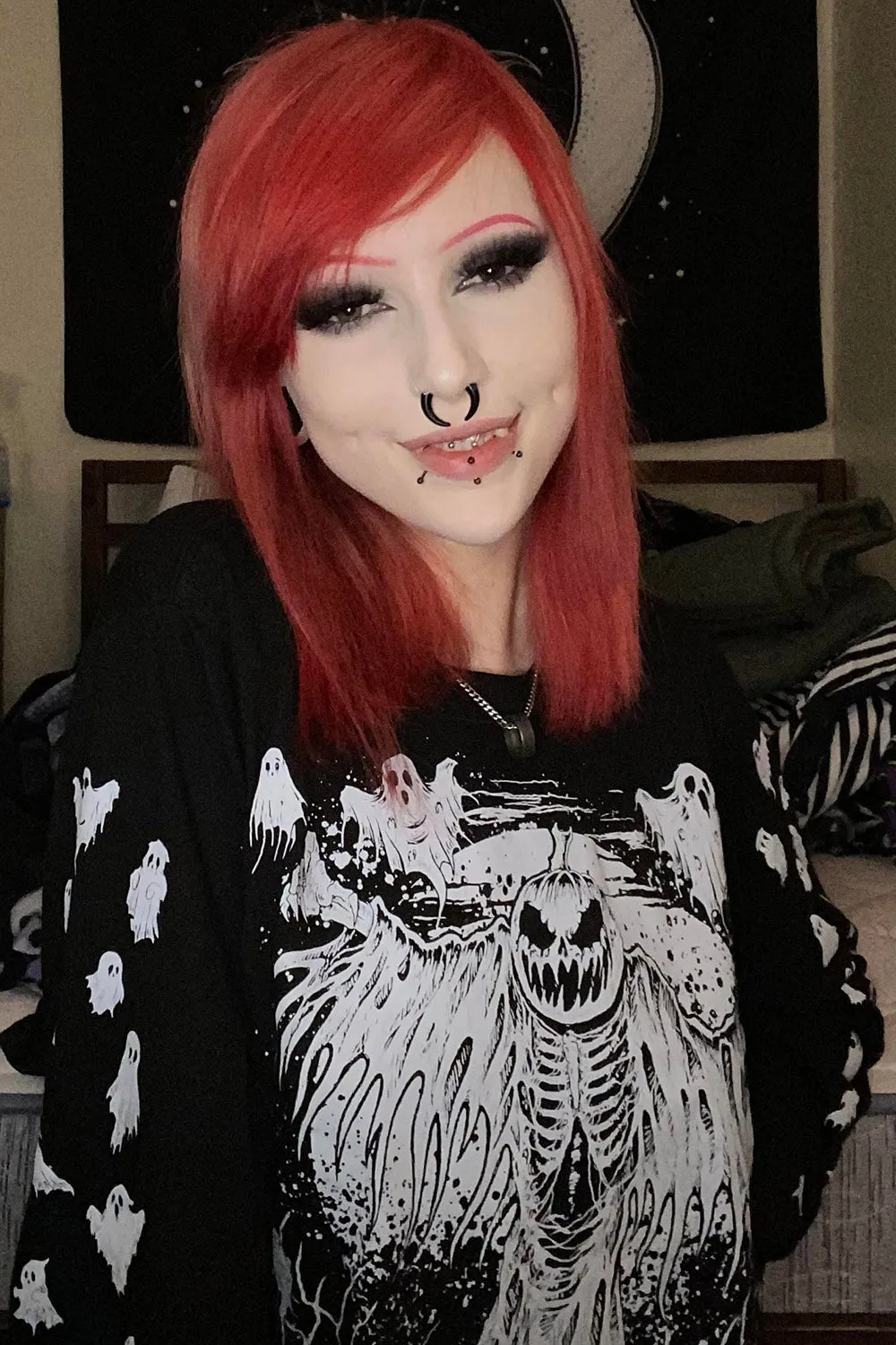 Pumpkin Reaper T-shirt sold by Vampire Freaks product image thumbnail 4