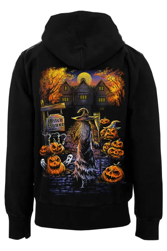 Salem Witch House Hoodie [Zipper or Pullover] sold by Vampire Freaks