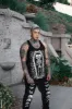 Memento Mori Conjoined Skeleton Twins T-shirt sold by Vampire Freaks