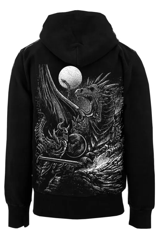 Dragon Knight Hoodie [Zipper or Pullover] sold by Vampire Freaks