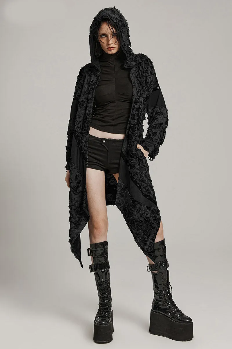 Black Apocalypse Ripped Cardigan sold by Vampire Freaks