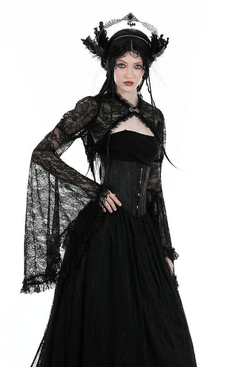 Vampiren Lace Shrug sold by Vampire Freaks product image thumbnail 2