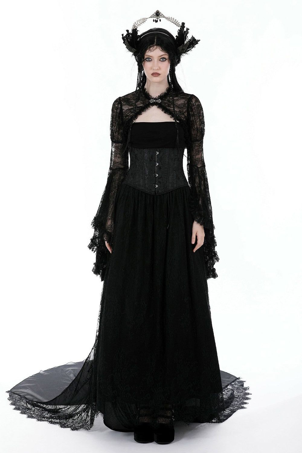 Vampiren Lace Shrug sold by Vampire Freaks product image thumbnail 5