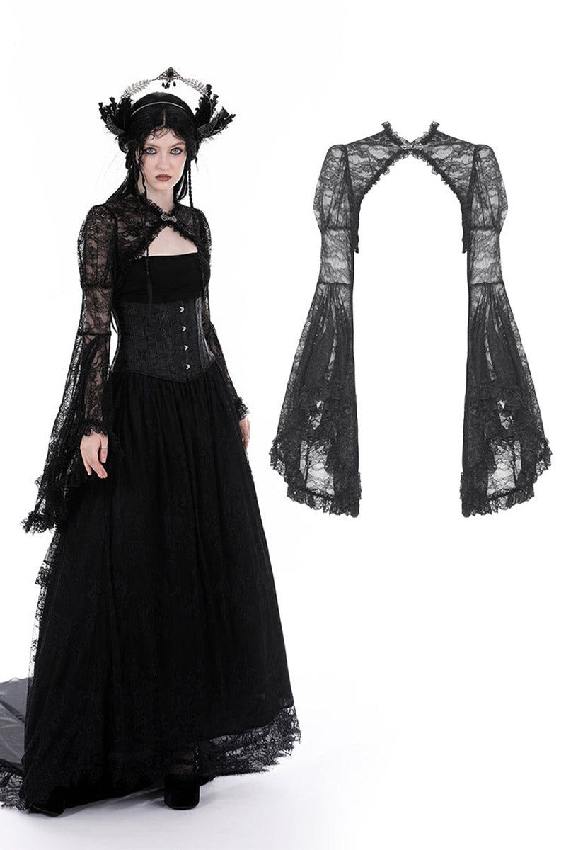 Vampiren Lace Shrug sold by Vampire Freaks product image thumbnail 3