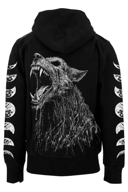 Lycanthrope Hoodie [Zipper or Pullover] sold by Vampire Freaks