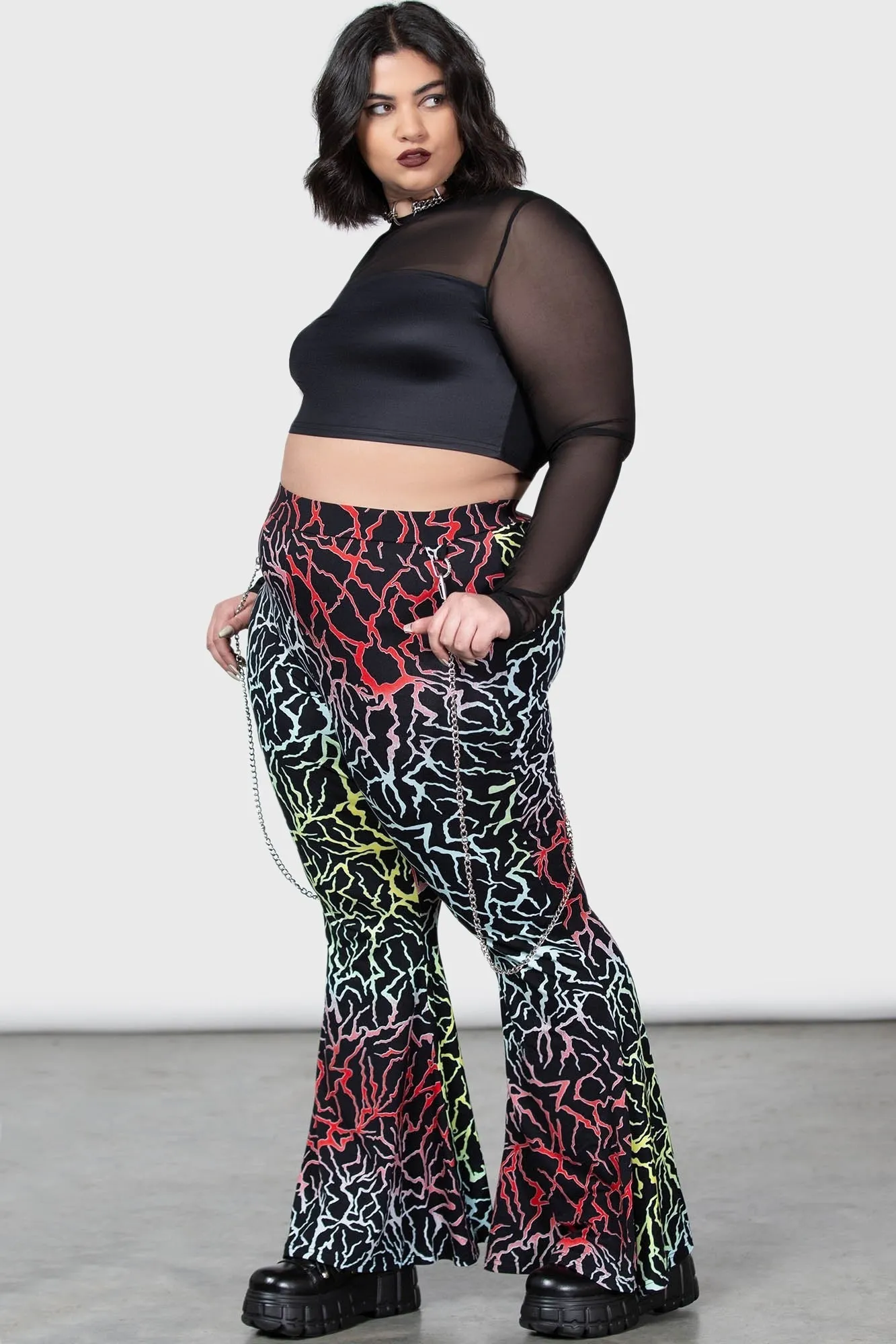 Ghoul Sweat Crop Top sold by Vampire Freaks product image thumbnail 5