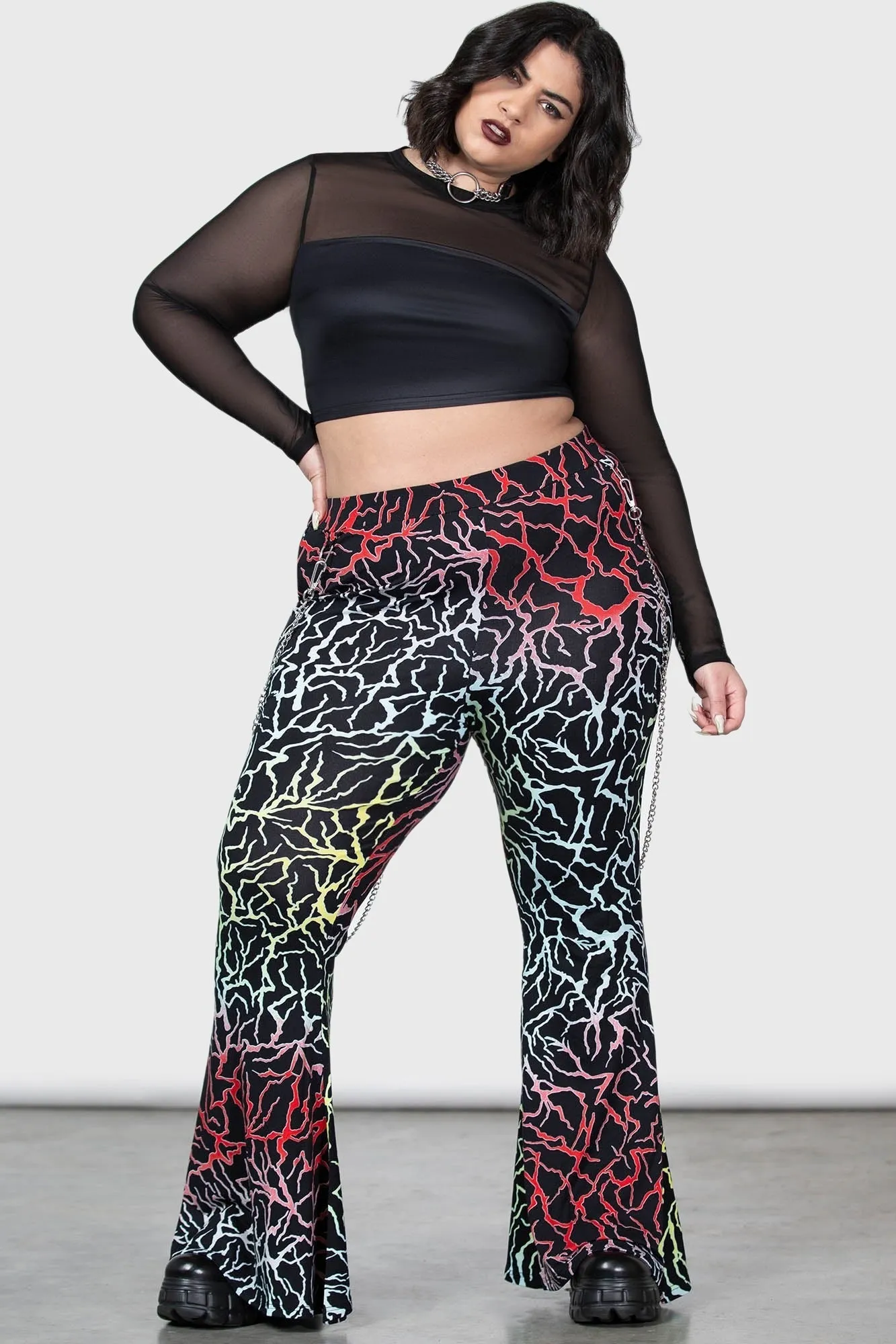 Ghoul Sweat Crop Top sold by Vampire Freaks product image thumbnail 2