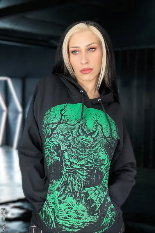 Creepture from the Black Lagoon Hoodie [Zipper or Pullover] sold by Vampire Freaks