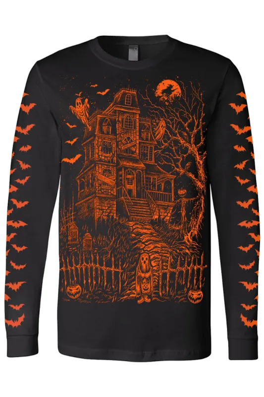 Haunted Mansion T-shirt [PUMPKIN ORANGE] sold by Vampire Freaks