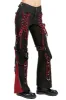 Tripp NYC Bo Peep Dark Street Pants [BLACK/RED] sold by Vampire Freaks
