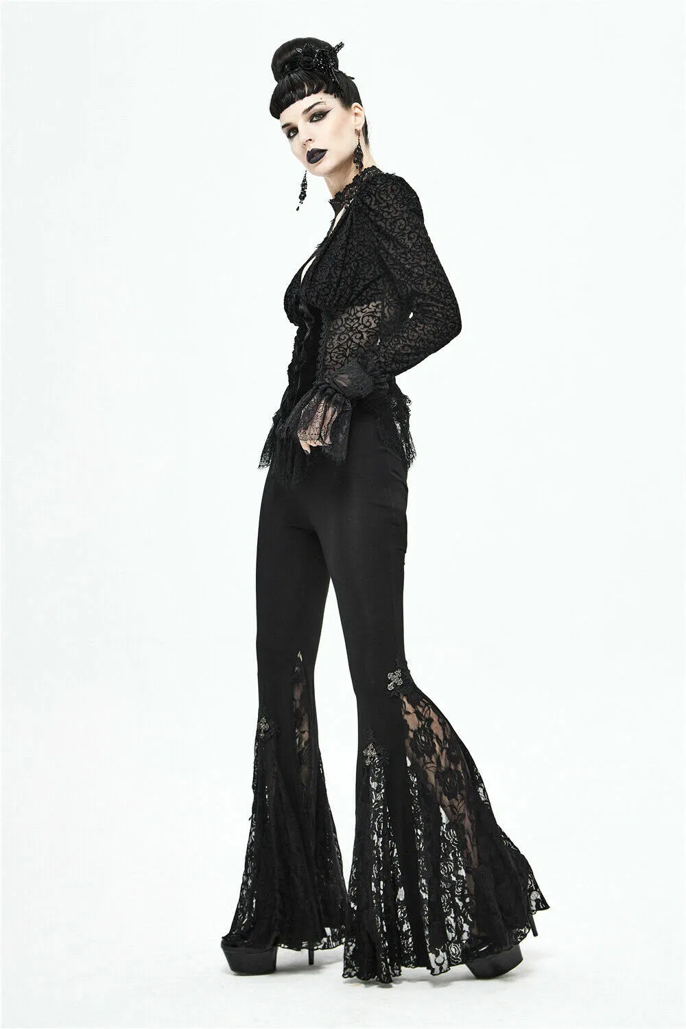 Vampiren Gothic Bell Bottoms sold by Vampire Freaks