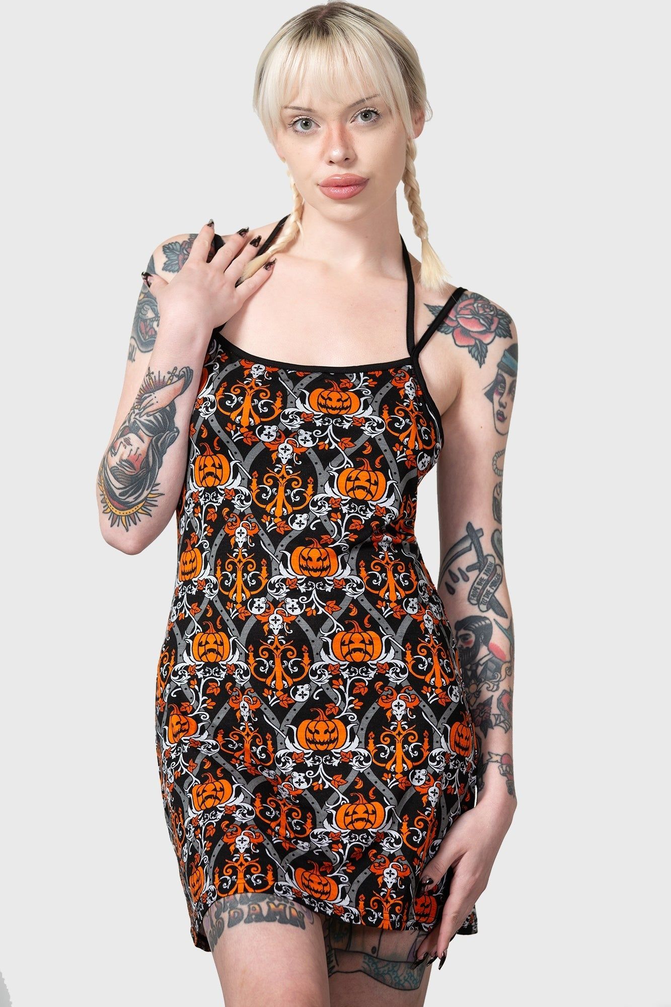 Autumn Slumber Slip Dress sold by Vampire Freaks